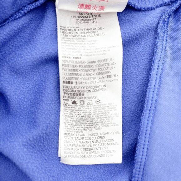 Nike Unisex Kids Blue Dri Fit Pullover hoodie Jacket Size 6X / L - Picture 4 of 5